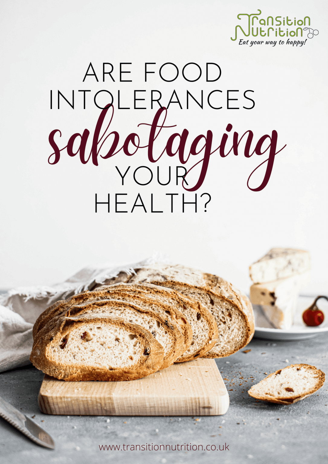 Free guide Are Food Intolerances sabotaging your health? Wellbeing